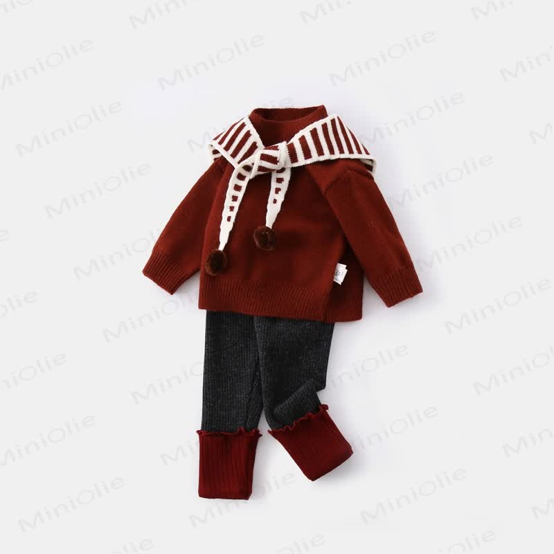Maglione o leggings rossi per neonati - image 2