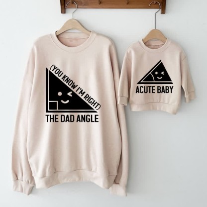 Felpa coordinata per tutta la famiglia con slogan - Triangolo - Felpa da adulto: XL - image 2