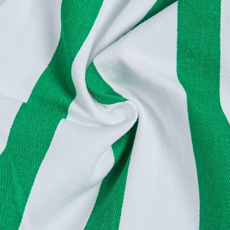 RED HOT SILLY PEPPERS Baby Green/Red Vertical Striped Set 2 pezzi - image 6