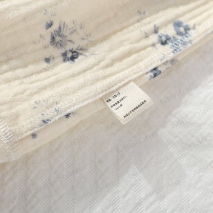 Tutina kimono beige con motivo orchidea e margherita per bambina - image 24