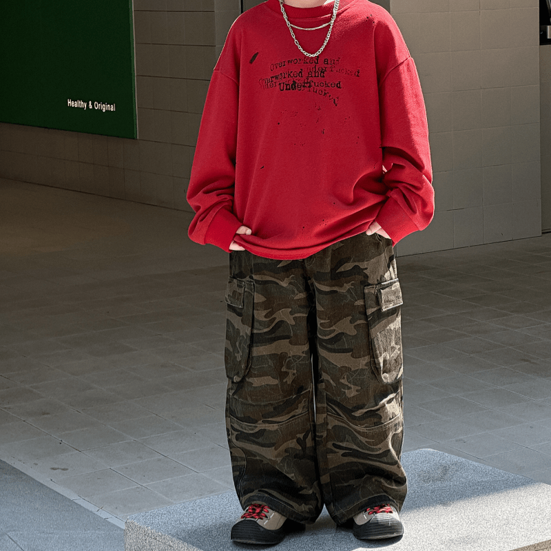 Pantaloni da lavoro mimetici per bambini piccoli - image 2