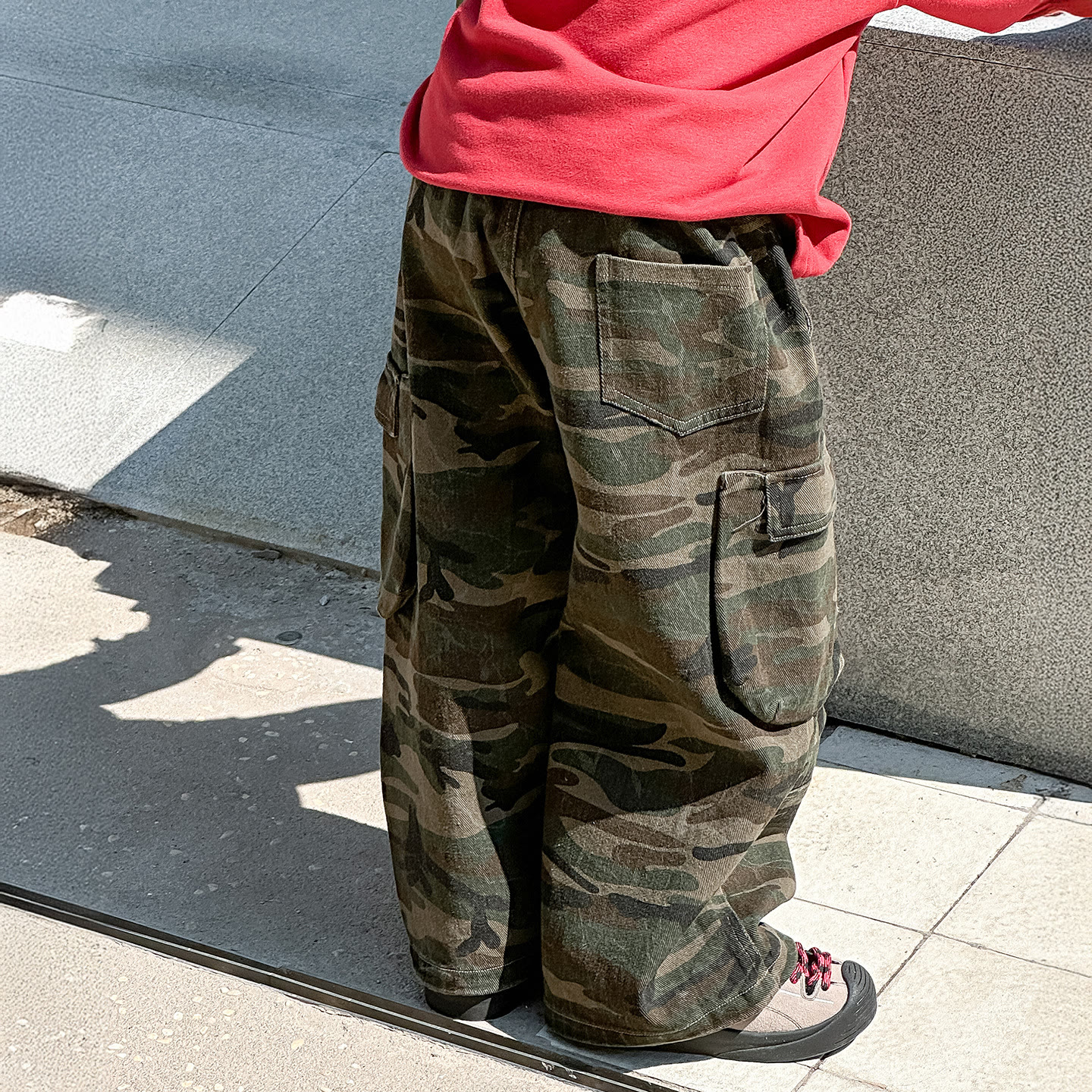 Pantaloni da lavoro mimetici per bambini piccoli - Verde mimetico - 12 anni - image 1