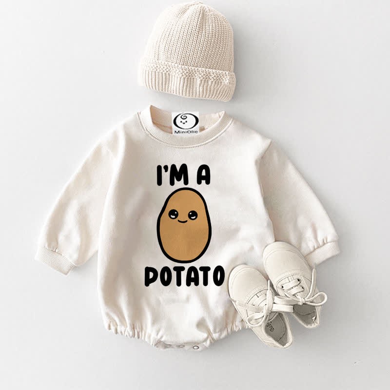 Body bianco I'M A POTATO Baby - Bianco - 18-24 mesi - image 1