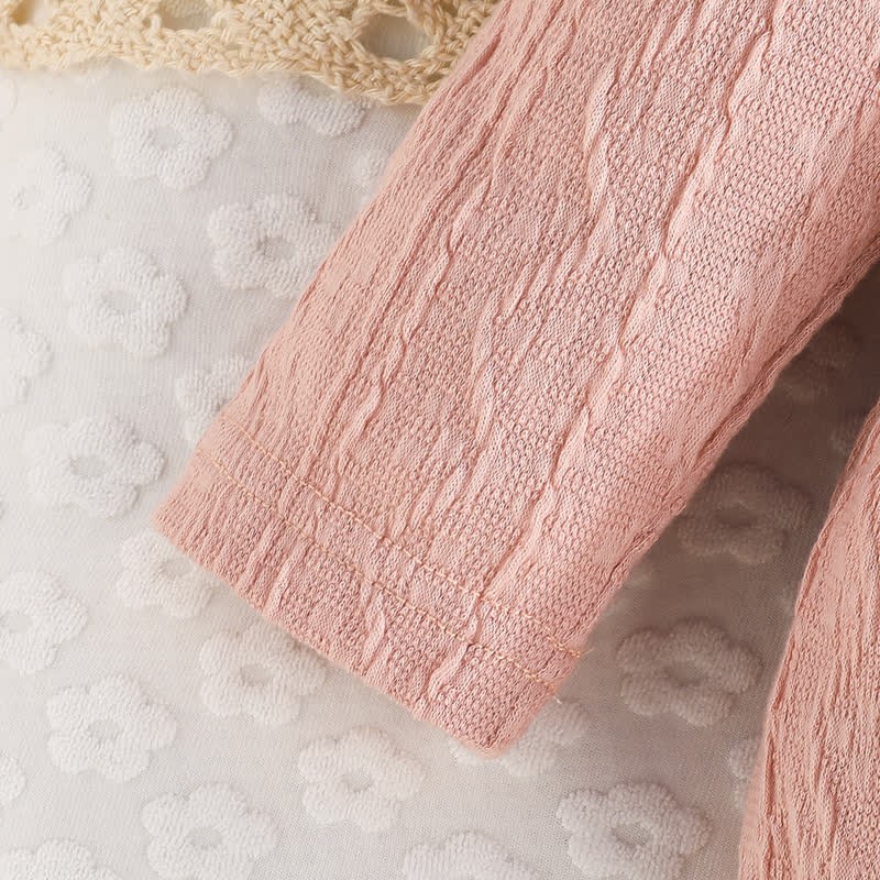 Body con fascia e calzini a forma di fiore per neonati - image 18