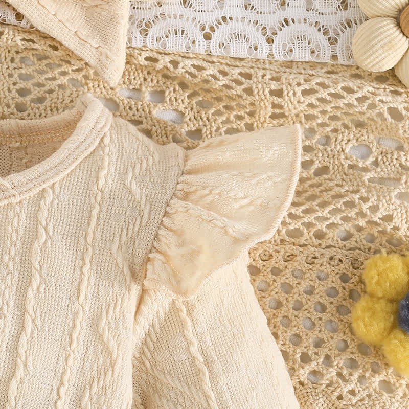 Body con fascia e calzini a forma di fiore per neonati - image 22