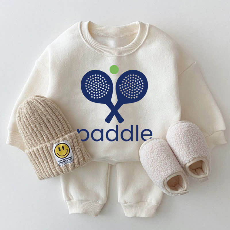 Set di racchette da tennis per bambini PADDLE, 2 pezzi - Bianco - 2-3T - image 1