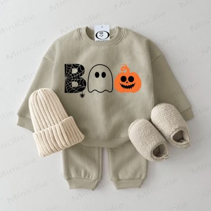 Set da 2 pezzi con tuta Baby Pumpkin di BOO - Grigio Verde - 2-3T - image 3