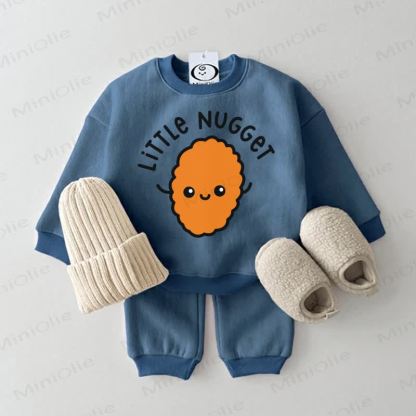 LITTLE NUGGET Tuta da ginnastica blu navy, set da 2 pezzi - Blu - 2-3T - image 1