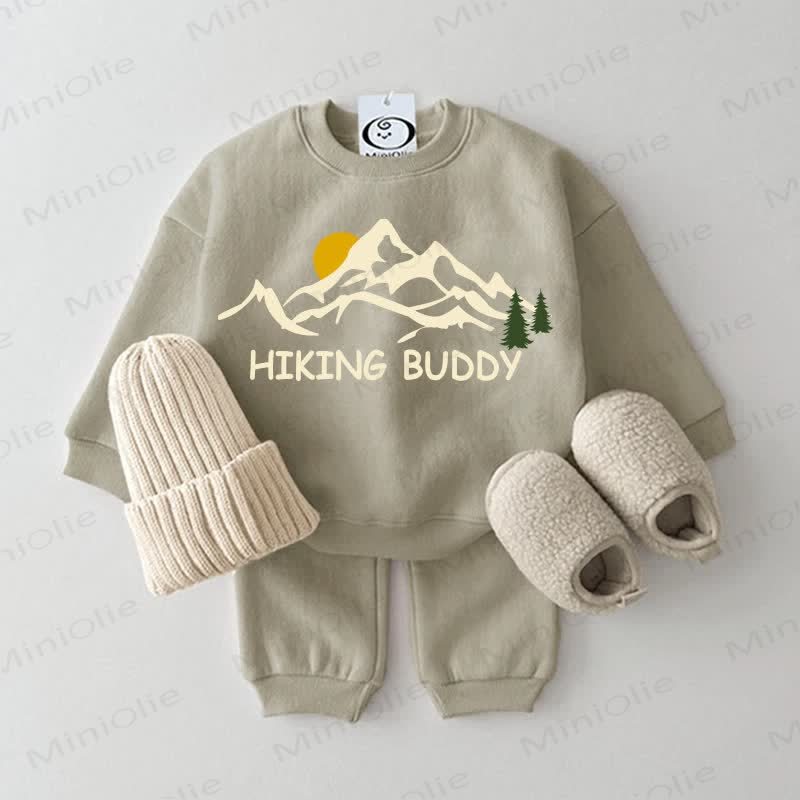 Set 2 pezzi grigio verde per bambini HIKING BUDDY - Grigio Verde - 2-3T - image 1