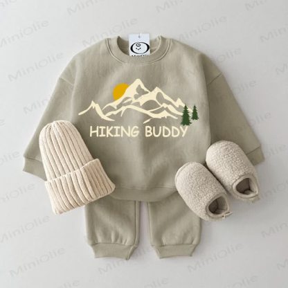 Set 2 pezzi grigio verde per bambini HIKING BUDDY - Grigio Verde - 2-3T - image 1