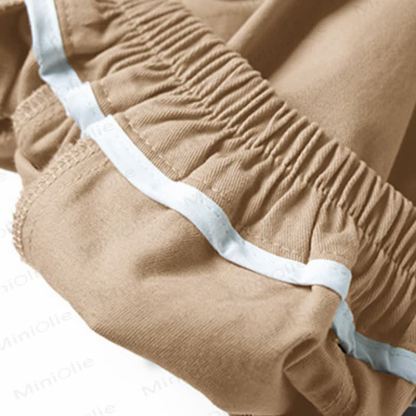 Pantaloni larghi tinta unita per bambini piccoli - image 9