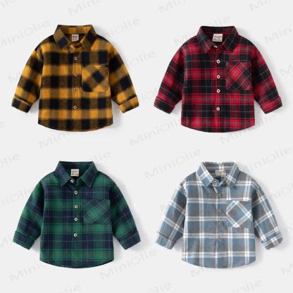 Camicia a quadri vintage per bambini - image 1