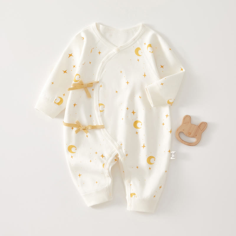 Pigiama a kimono con stella per neonato - Beige - 3-6 mesi - image 1