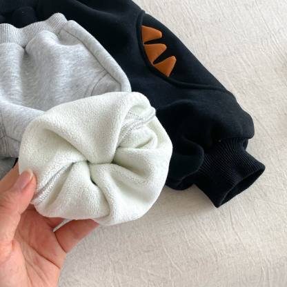 Top e pantaloni foderati in pile per bambini piccoli, modello DINOSAURO - image 15