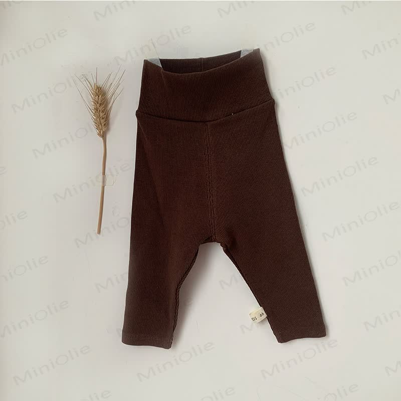 Body e leggings con fiocco a pois marroni per neonato - Leggings marroni - 18-24 mesi - image 8