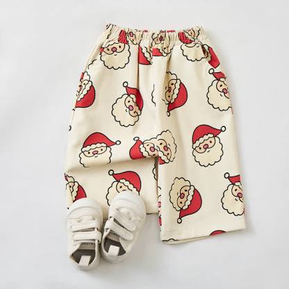 Pantaloni albicocca da Babbo Natale per bambini - image 2