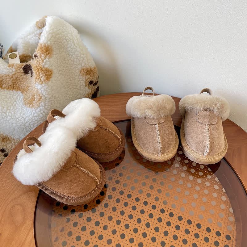 Scarpe foderate in pile per neonati e bambini - image 1