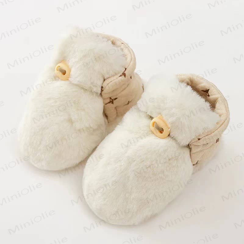 Scarpine in pile Baby Star - Beige - 6-12 mesi - image 4