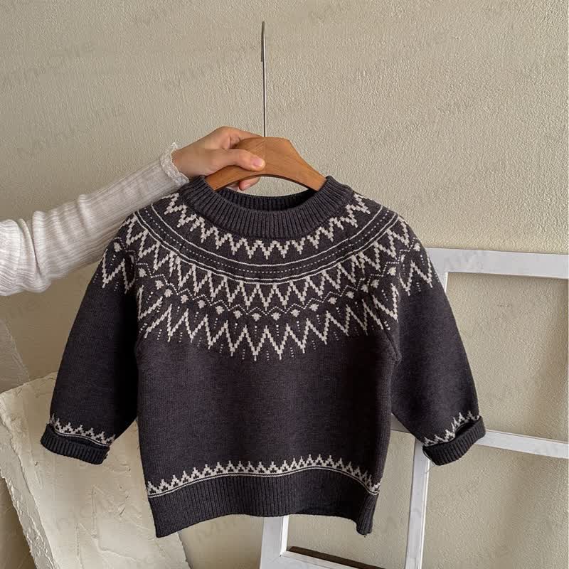 Maglione girocollo per bambini - Grigio - 8 anni - image 3