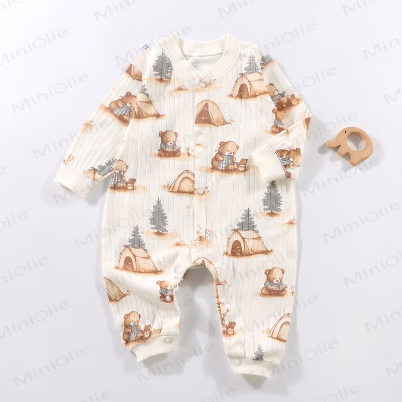 Tutina pigiama neonato con stampa orsetto - Campeggio Little Bear - 18-24 mesi - image 1