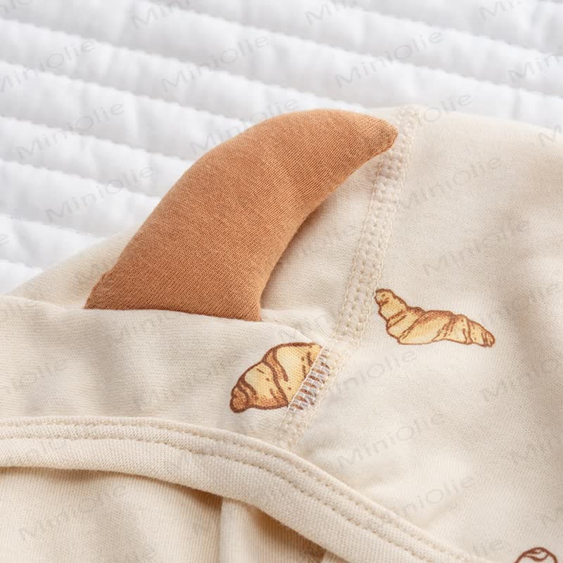 Tutina per neonato con stampa croissant - image 7