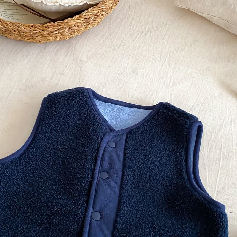 Gilet senza maniche con motivo a cartoni animati per neonati - image 4