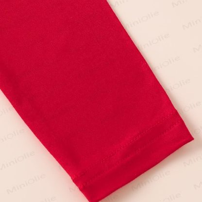 PAPÀ È IL MIO VALENTINO Body e pantaloni con maniche volanti per bambina - image 5