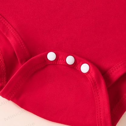 PAPÀ È IL MIO VALENTINO Body e pantaloni con maniche volanti per bambina - image 6