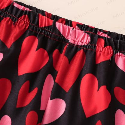 PAPÀ È IL MIO VALENTINO Body e pantaloni con maniche volanti per bambina - image 9