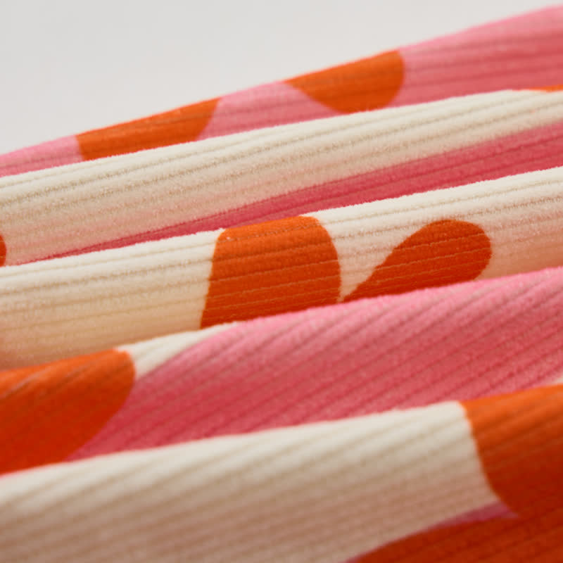 Pantaloni a righe con fiori per neonati e bambini - image 6