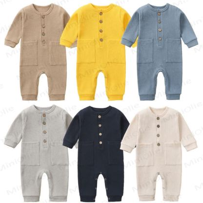 Tutina per neonato tinta unita - image 1