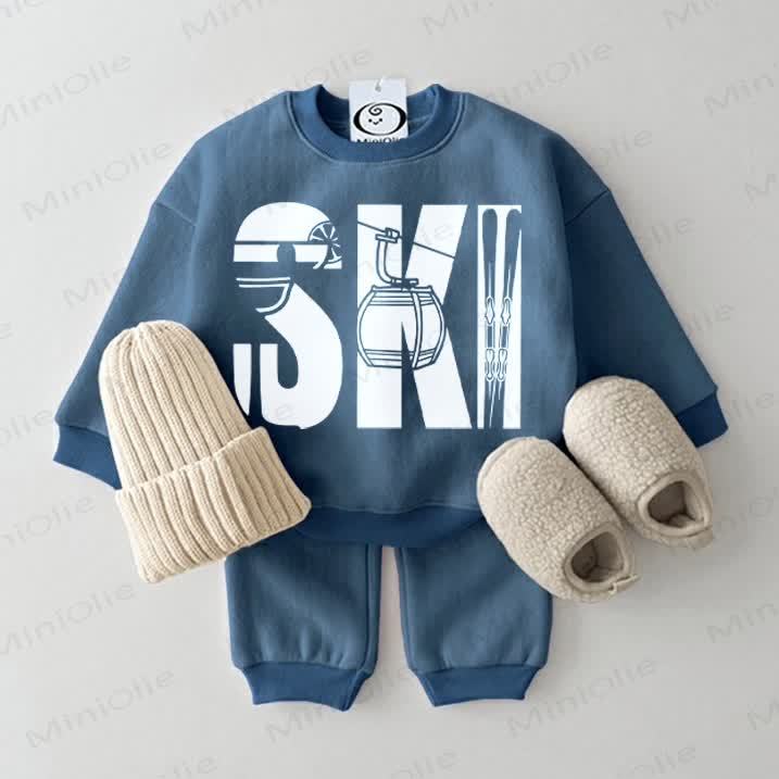Tuta da sci blu navy, set da 2 pezzi - Blu - 2-3T - image 1
