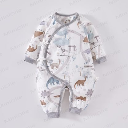 Pigiama neonato con stampa Jurassic World - Grigio - 3-6 mesi - image 1
