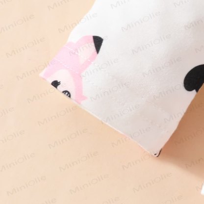 Body con maniche a palloncino e tutina con fiocco per neonata Cord Love Flying Sleeves Fox - image 8