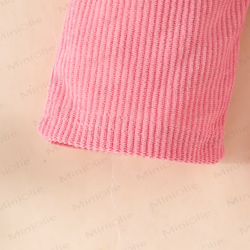 Body con maniche a palloncino e tutina con fiocco per neonata Cord Love Flying Sleeves Fox - image 14