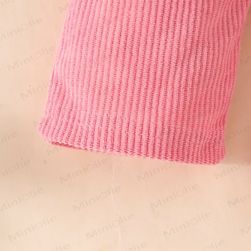 Body con maniche a palloncino e tutina con fiocco per neonata Cord Love Flying Sleeves Fox - image 14