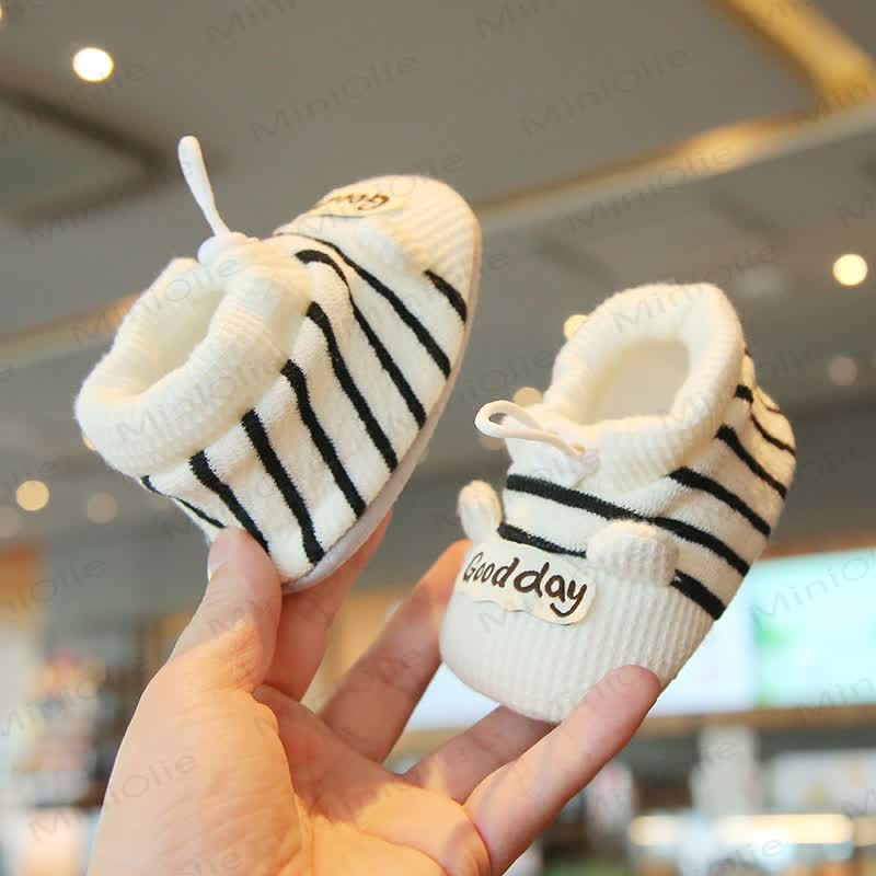 Calzini a righe per neonati GOOD DAY - Nero - 10-15 milioni - image 1