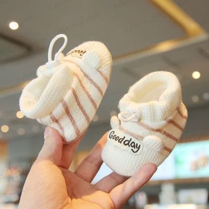 Calzini a righe per neonati GOOD DAY - Cachi - 10-15 milioni - image 2