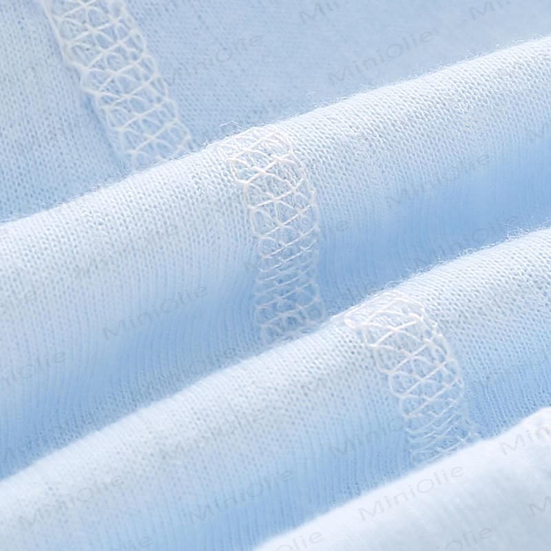 Pigiama neonato a tinta unita con motivo a nuvoletta e cartoni animati - image 5