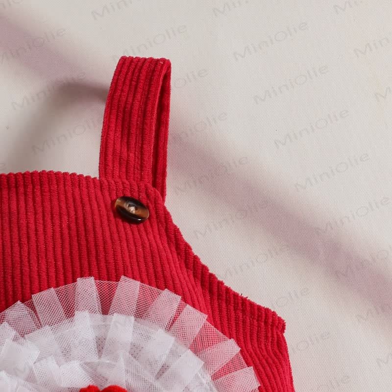 Body e vestito in rete senza maniche LOVE per bambina - image 8