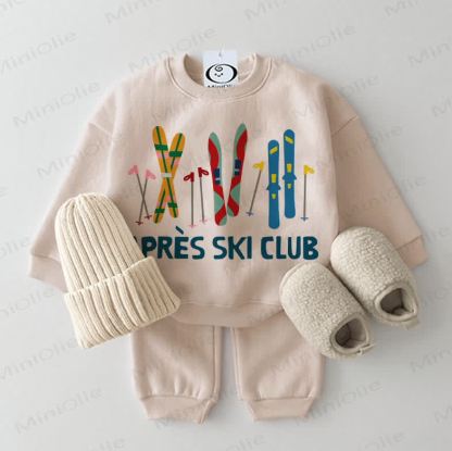 Set 2 pezzi beige con felpa per neonati APRES SKI CLUB - Beige - 2-3T - image 1