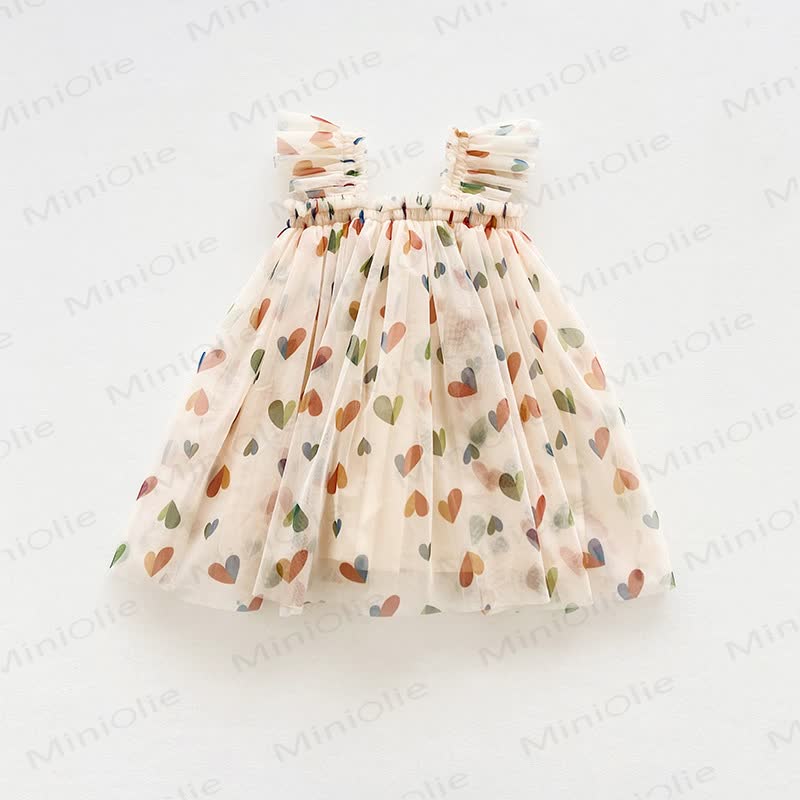 Vestito con maniche a palloncino per bambina - Beige - 8 anni - image 6