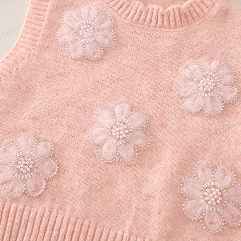 Set floreale da 3 pezzi per bambina e bambina - image 9