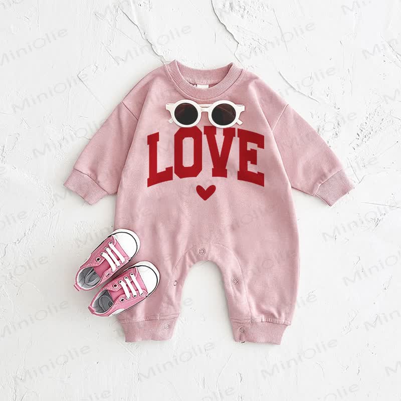 Tutina rosa baby LOVE - Rosa - 2-3T - image 1