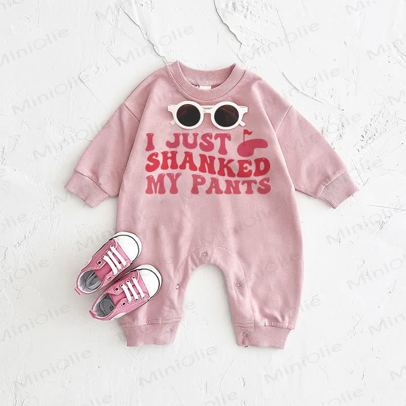 MI SONO APPENA SCRAPPATO I PANTALONI Tutina rosa baby - Rosa - 2-3T - image 1