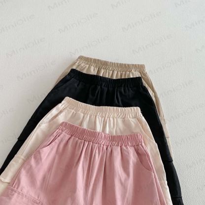 Pantaloni larghi da lavoro per neonati e bambini piccoli, tinta unita - image 10