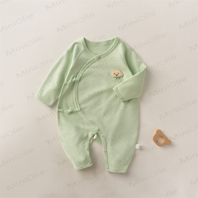 Baby Cloud Kimono Tutina interamente in cotone - Verde - 3-6 mesi - image 2