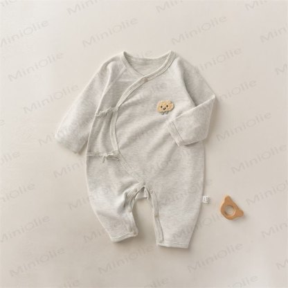 Baby Cloud Kimono Tutina interamente in cotone - Grigio - 3-6 mesi - image 8