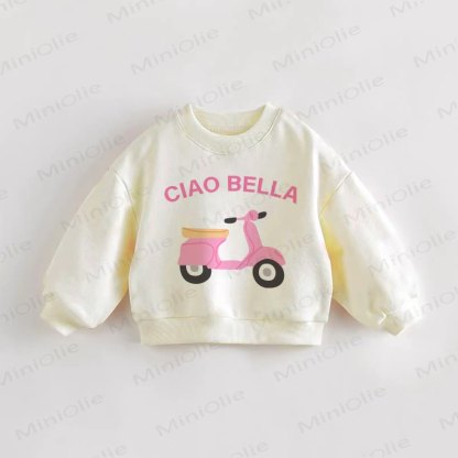 CIAO BELLA Felpa per auto color crema per bambini - Crema - 3-5T - image 1