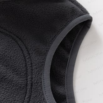 Gilet in pile tinta unita per bambini - image 7